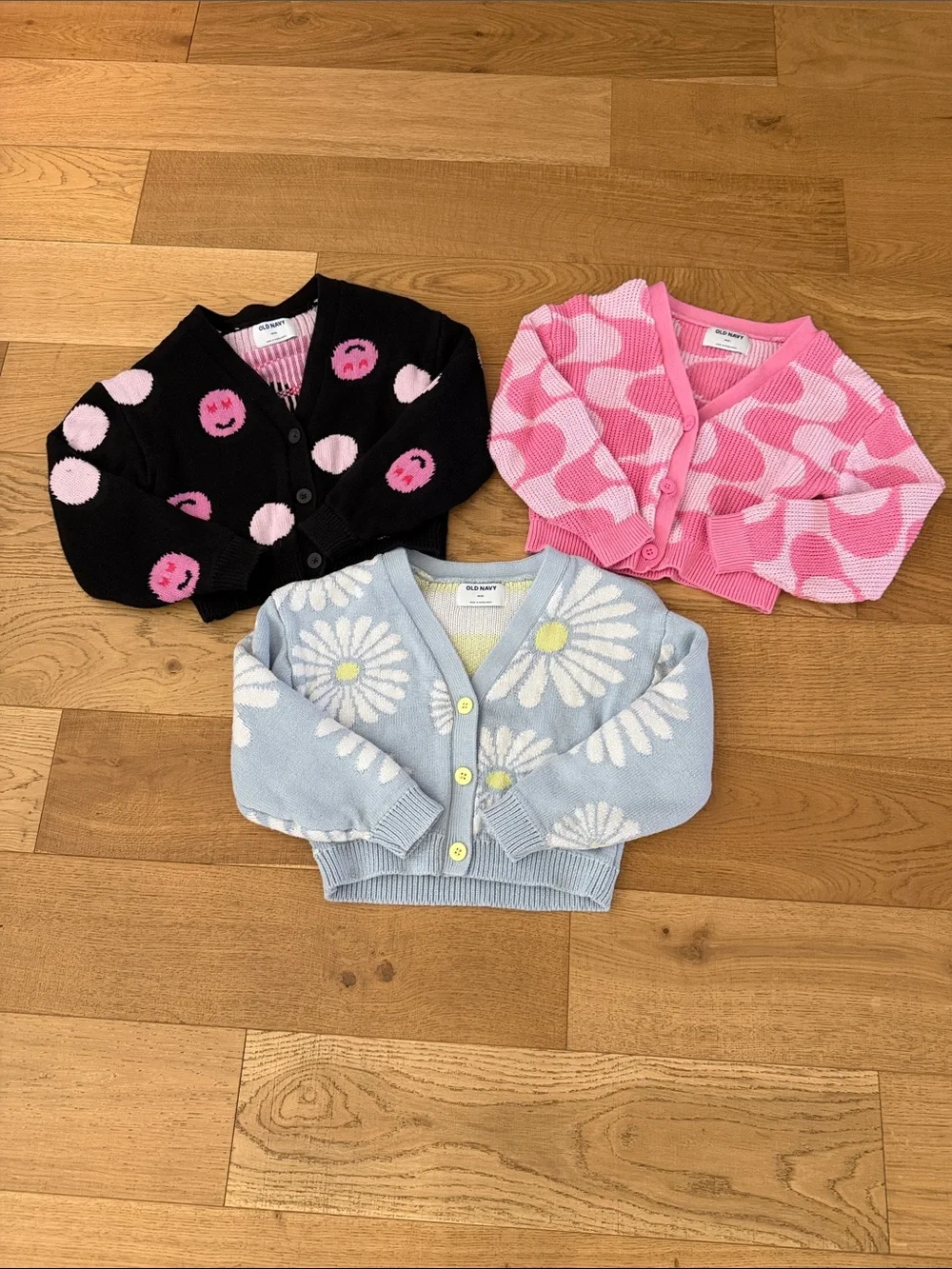 Old Navy Knit Cropped Cardigans (Set of 3)